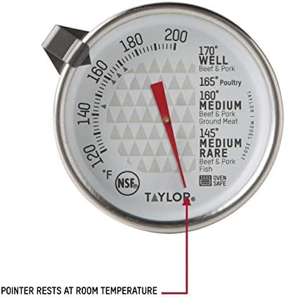 Leave-in analog meat thermometer for grilling — photo 4