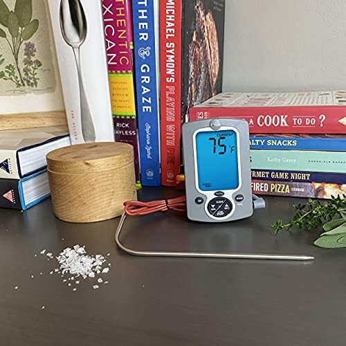 White wired probe instant read meat thermometer — photo 4