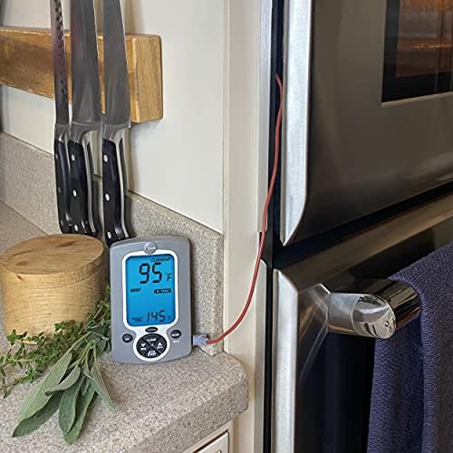 White wired probe instant read meat thermometer — photo 5