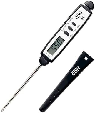 Waterproof shatterproof digital meat thermometer