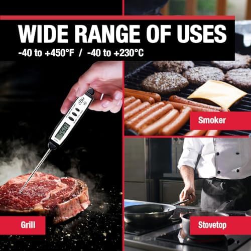 Waterproof shatterproof digital meat thermometer — photo 4
