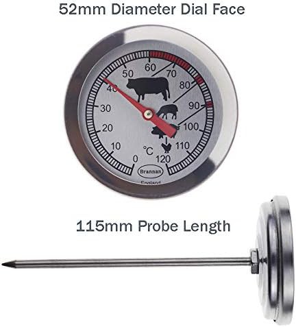 Analog meat probe with integrated cooking guide — photo 3