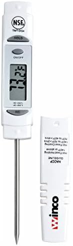 White digital pocket probe thermometer