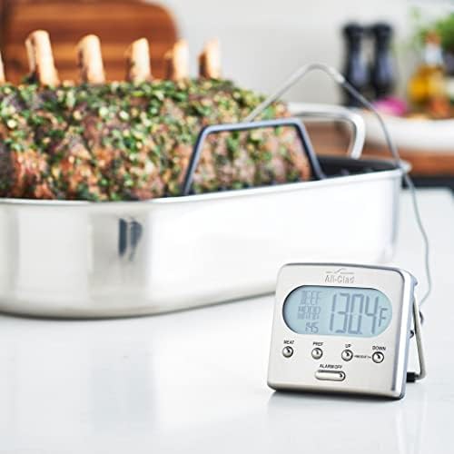 Stainless steel oven probe thermometer with LCD — photo 4