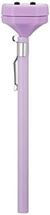 Purple allergen pocket stainless steel thermometer