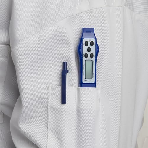 Compact waterproof blue digital pen thermometer — photo 4