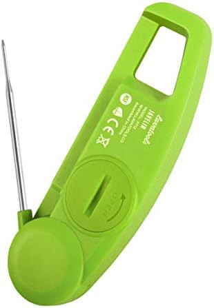 Compact foldable instant read thermometer wasabi — photo 3