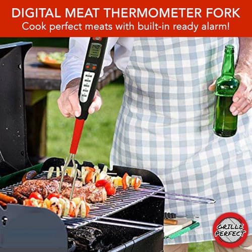 Digital meat thermometer grilling fork — photo 5