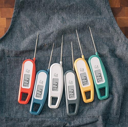 Compact foldable instant read thermometer sesame — photo 5