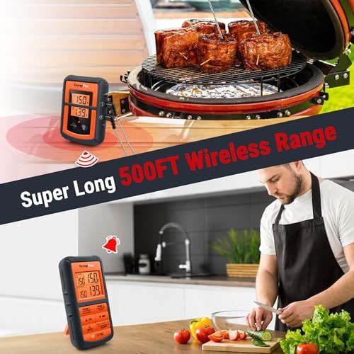 Wireless dual probe thermometer with grill alarm — photo 3