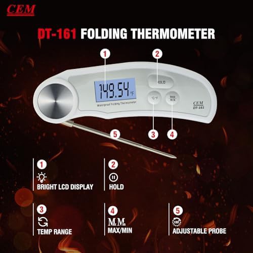 Professional high speed instant read meat thermometer — photo 5
