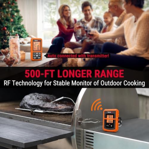 Remote monitor wireless thermometer for grilling — photo 3