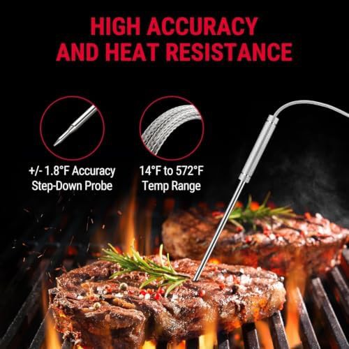 Remote monitor wireless thermometer for grilling — photo 5