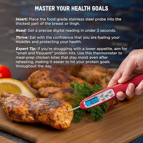 Backlit waterproof instant read digital thermometer — photo 4