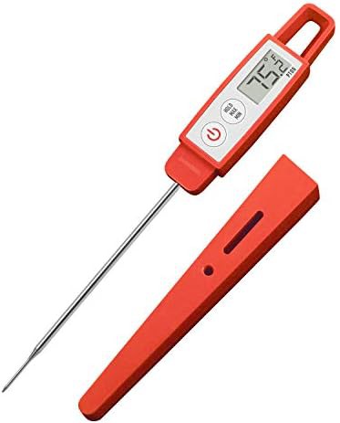 Long probe commercial thermometer sambal red