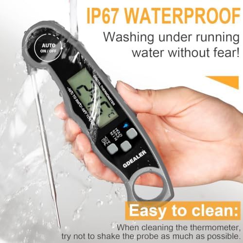 Waterproof instant read grill thermometer with backlight — photo 3