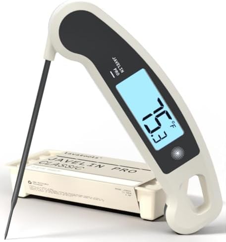 Professional instant read thermometer in panda white