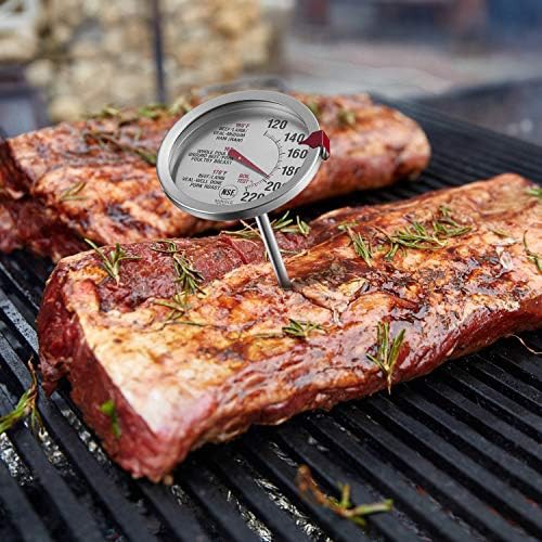 Red oven safe leave in thermometer — photo 4