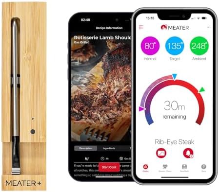 Honey wood smart thermometer 165ft range