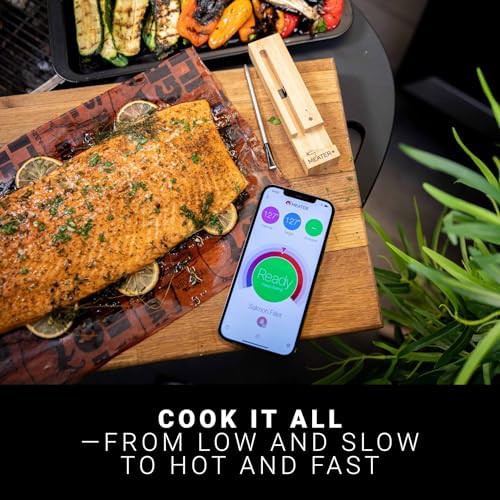 Honey wood smart thermometer 165ft range — photo 5