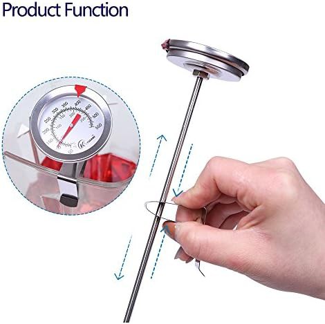Stainless steel six inch dial fry thermometer — photo 5