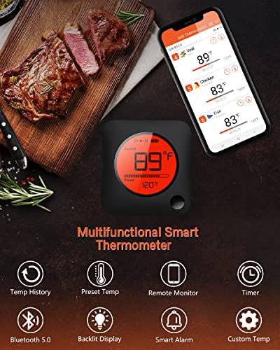 Six probe Bluetooth thermometer for grilling — photo 3
