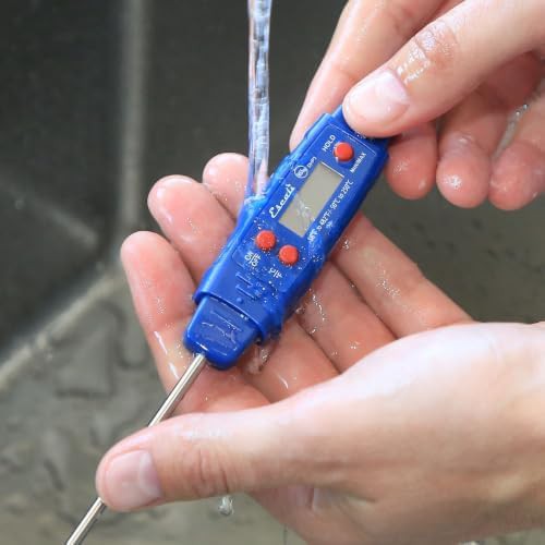 Waterproof instant read thermometer with backlight — photo 5