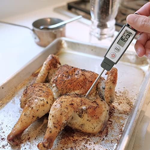 Short probe digital thermometer in sambal red — photo 5