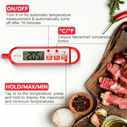 Stainless steel digital thermometer for deep frying — photo 4