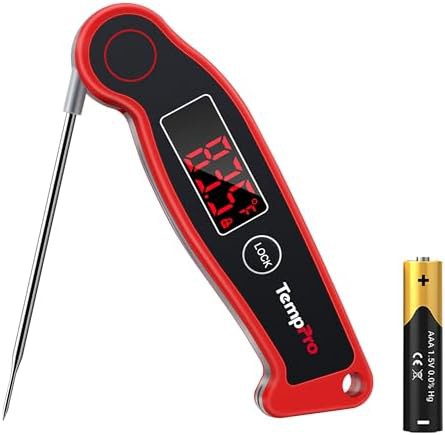 Fast half second waterproof digital thermometer