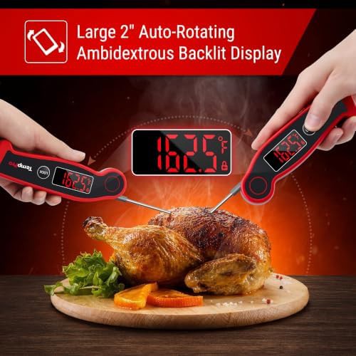 Fast half second waterproof digital thermometer — photo 4