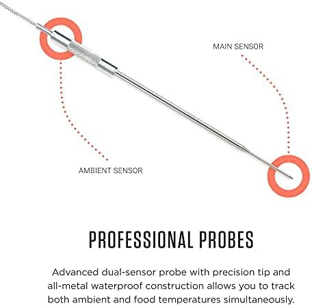 Digital oven thermometer with dual sensor probe — photo 5