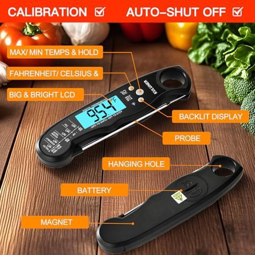 Waterproof instant read grill thermometer — photo 4