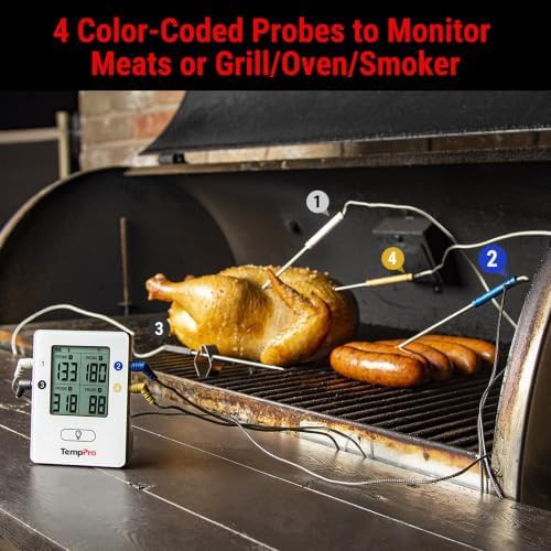 Rechargeable Bluetooth thermometer with four probes — photo 3