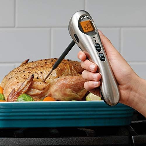 Safe serve thermometer with long folding probe — photo 5