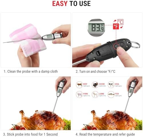 Long probe digital thermometer for liquids — photo 5