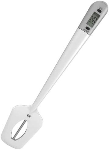 White spatula thermometer for chocolate