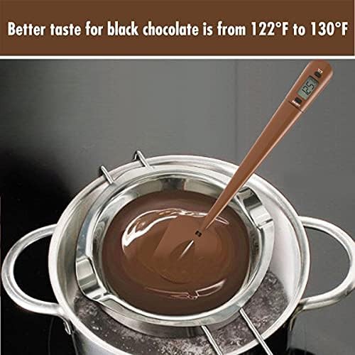 Stainless steel spatula thermometer with clip — photo 3