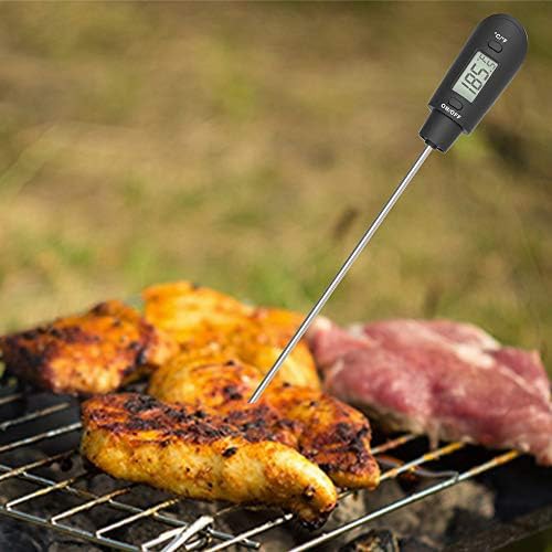 Stainless steel spatula thermometer with clip — photo 5
