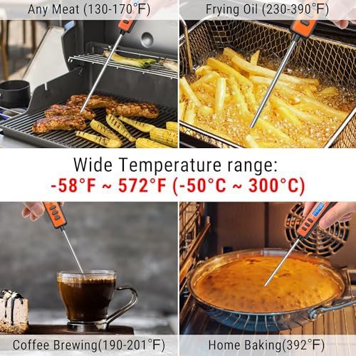 Two pack instant read digital thermometers — photo 5