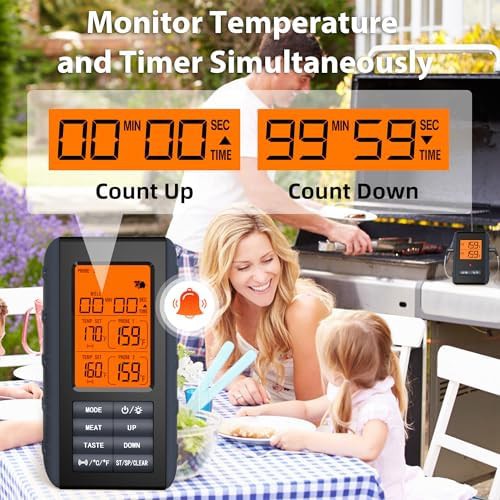 Wireless remote thermometer with dual probes — photo 5