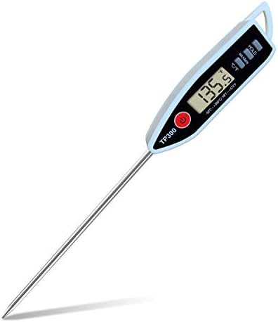 Stainless instant read food thermometer