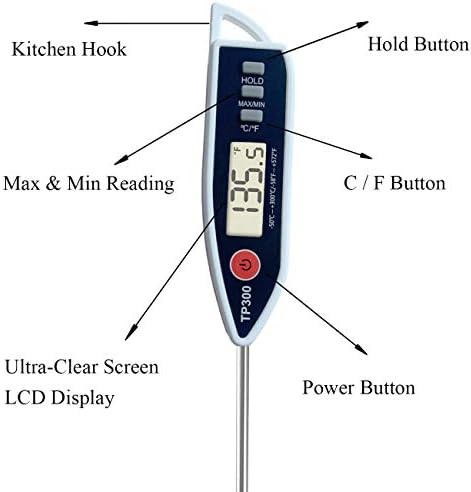 Stainless instant read food thermometer — photo 5