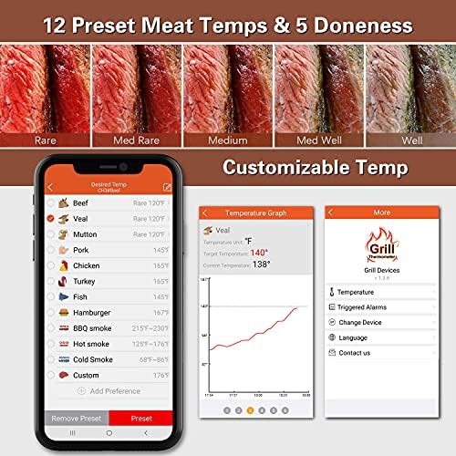 Dual probe Bluetooth thermometer for smokers — photo 4