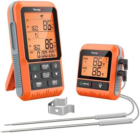 Wireless five hundred foot smoker thermometer