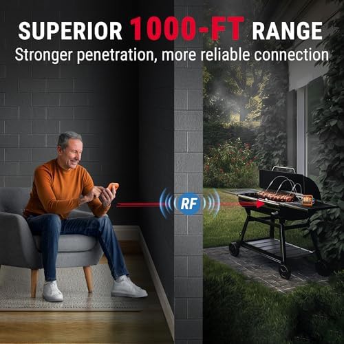 Wireless remote thermometer with thousand foot range — photo 3