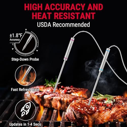 Wireless remote thermometer with thousand foot range — photo 5