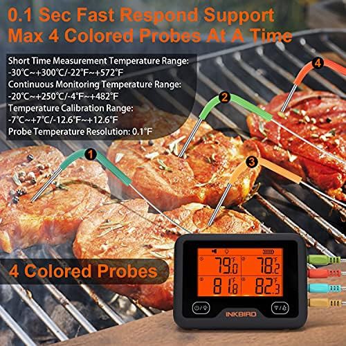 Rechargeable WiFi and Bluetooth four probe thermometer — photo 4