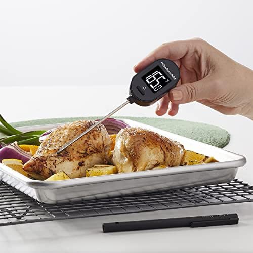 Black backlit ultra thin grill thermometer — photo 3