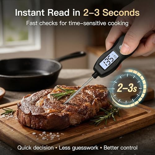 Waterproof instant read digital grill thermometer — photo 2